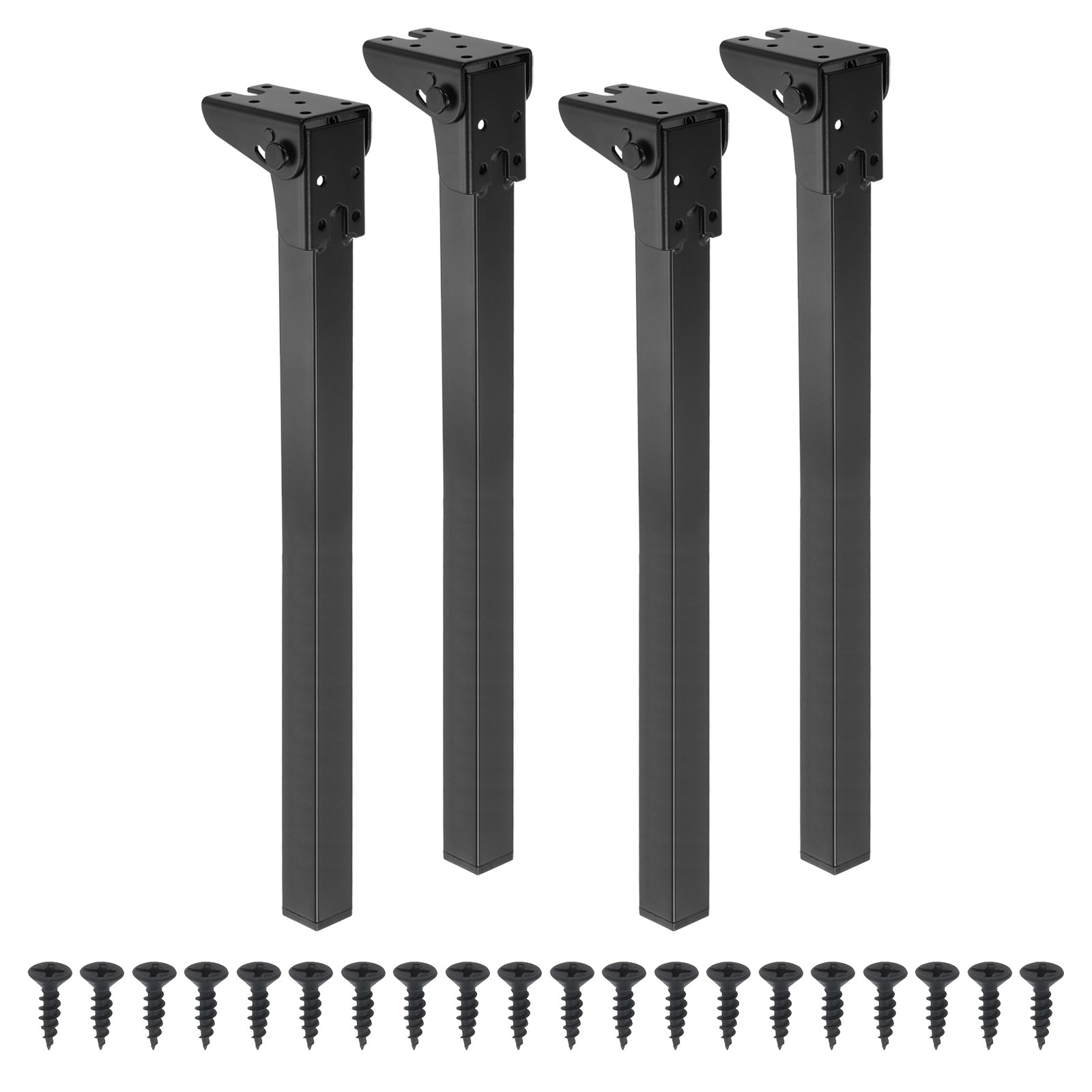 Folding Table Legs 4pcs 50cm(19.7") Metal Foldable Table Furniture Legs gallery