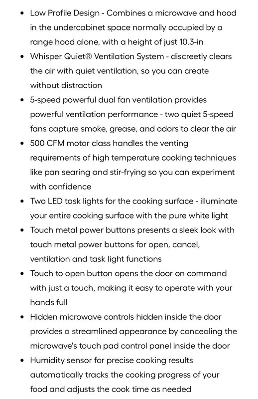 ⚡️QUIK SHIP⚡️KitchenAid Sensor-Cooking Whisper-Quiet 500CFM Microwave KMLS311HSS gallery