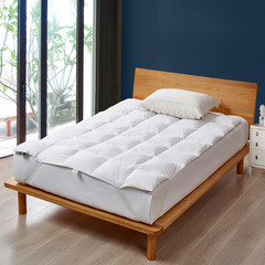 Serta White Goose Feather Down Bed Mattress Topper Queen Size – Plush Fluffy