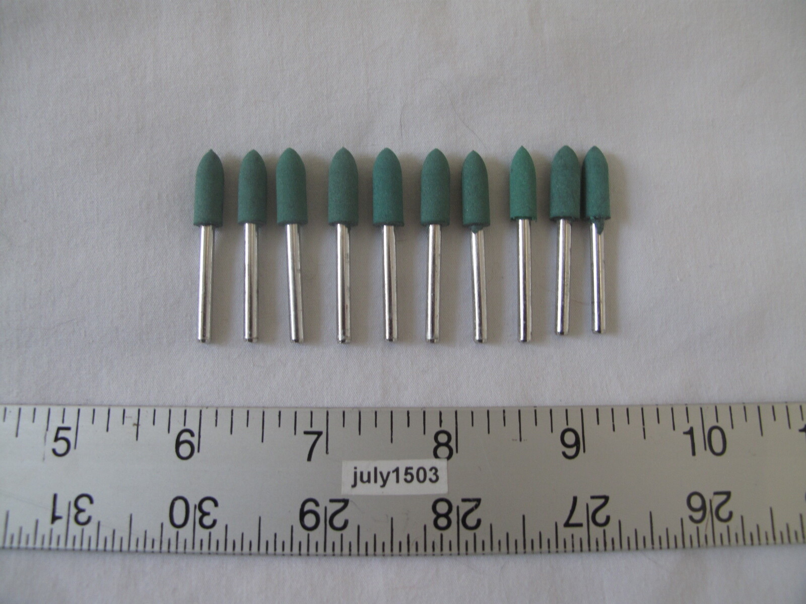 (10) NEW Rubber Abrasive Polishing Rounded Point 1/4" for Dremel (DX) gallery