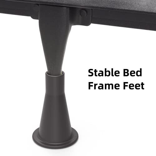 6 Pack Plastic Bed Frame Feet That Replace Wheels on Bed Frame for Stationary gallery
