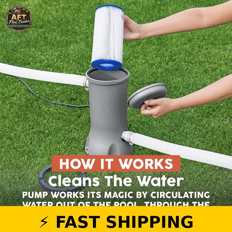 Flowclear 1000 Gallon Above Ground Pool Filter Pump gallery
