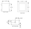 White Plastic Ice Maker Outlet Box OB-807-T-LL w/ 1/2" CPVC x 1/4" Comp Valve gallery