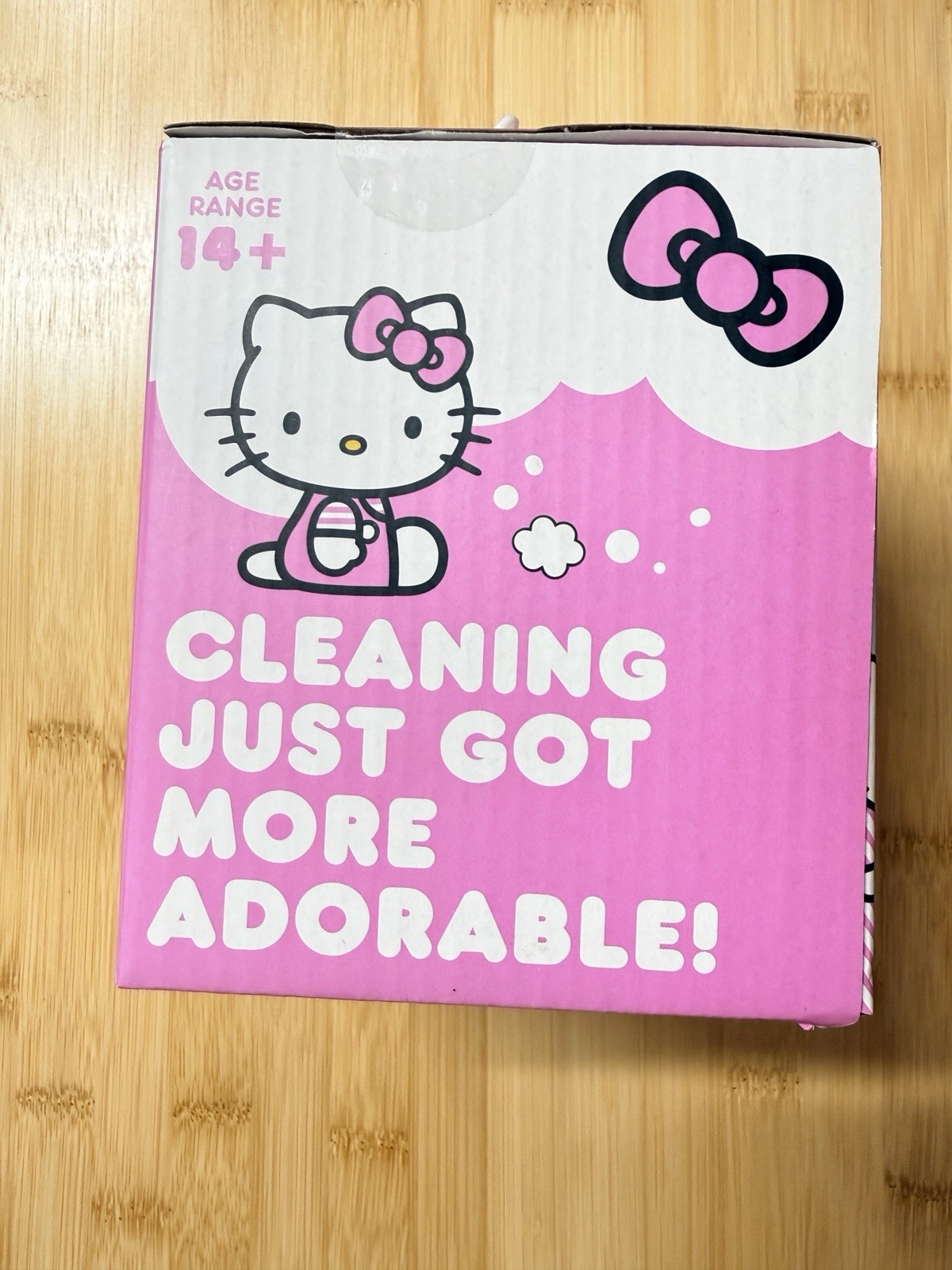 Hello Kitty Bagless Compact Handheld Desktop Vacuum Pink/White Nozzle Brush gallery