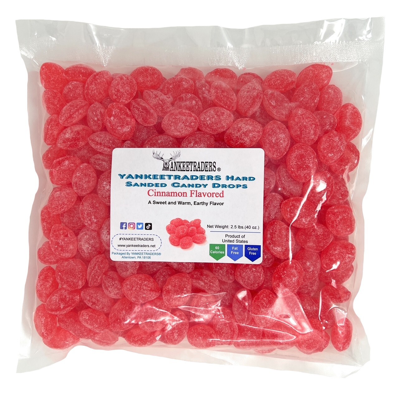 Claey's Cinnamon Sanded Hard Candy, 2 lbs. ~ YANKEETRADERS® ~ FREE SHIPPING gallery