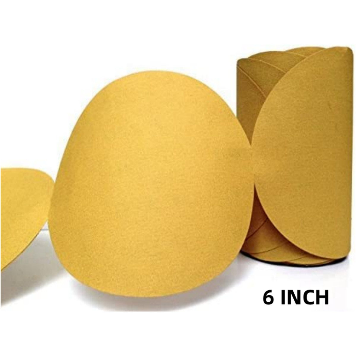 6" Sanding Disc Sandpaper 100 Roll PSA Sticky Back Grit 80-220 DA Sander Paper gallery