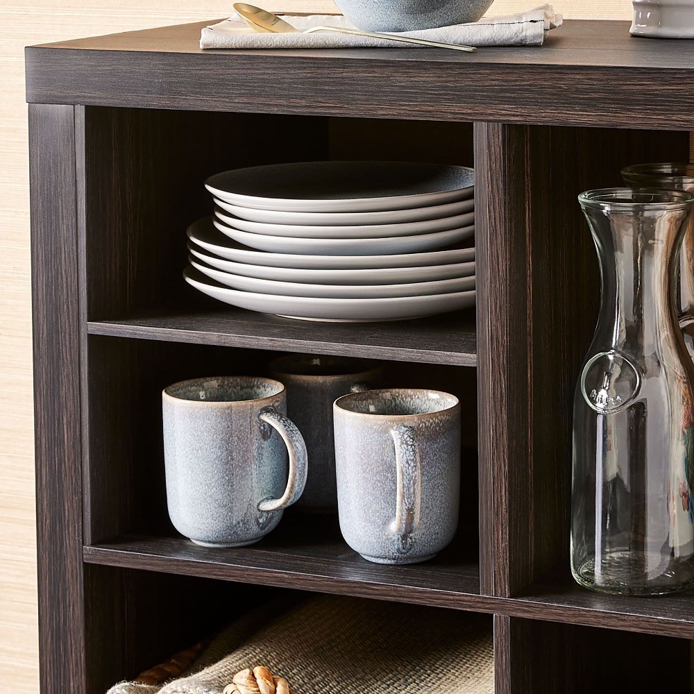 H Shelf Insert for Cube Organizers, Tobacco Oak gallery