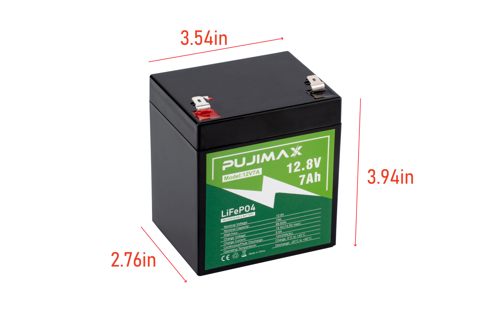 12V 7Ah Lithium Battery Rechargeable LiFePO4 Phosphate Battery For Fish Finder gallery