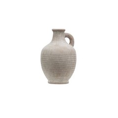 Indoor Ceramic Handled Jug, 7″ Brown