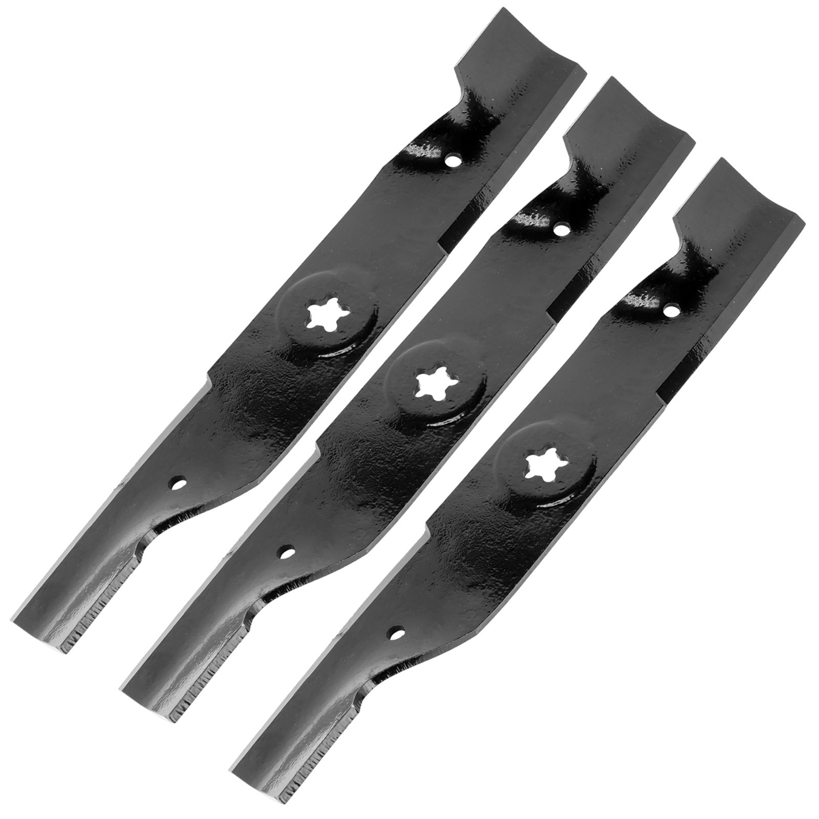 16 3/4 inch x 5 Point Star 48" Deck Notched High Lift Blade For Husqvarna Poulan gallery