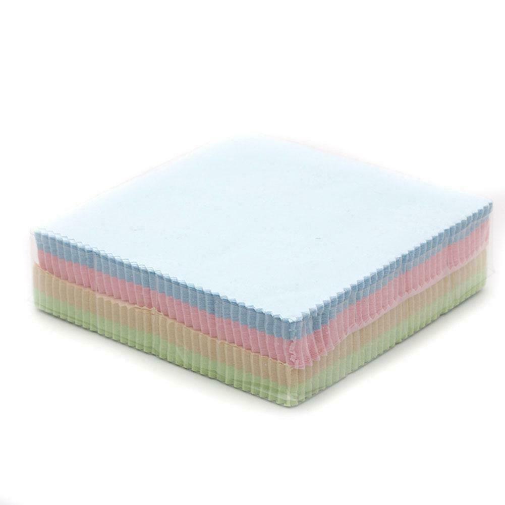 100pcs Microfiber Phone Screen Camera Lens Glasses Cleaning Cloth 13*13cm gallery