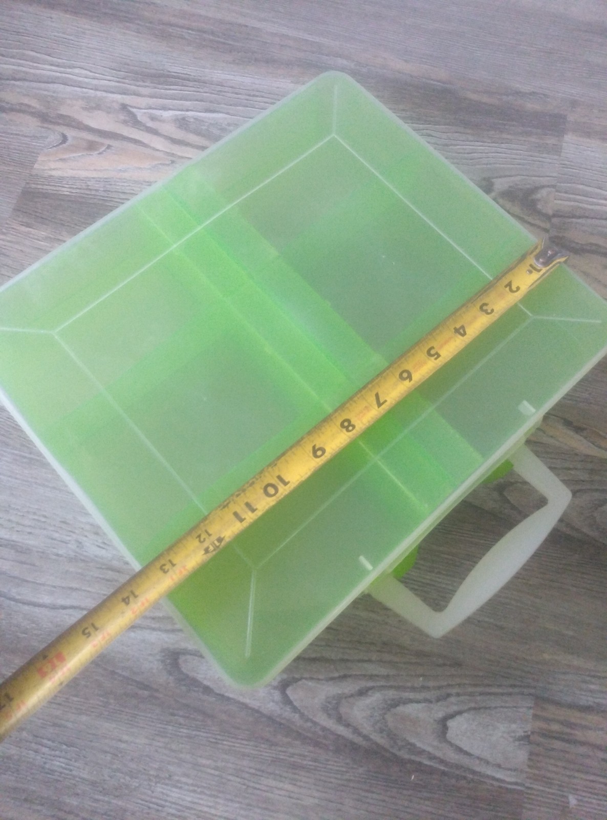 Plastic Storage Box with Handle, 12 larger Compartments 12small. gallery