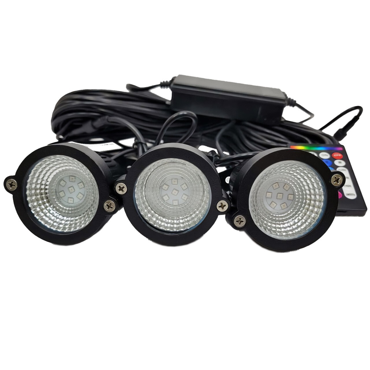 Color Changing Upgraded Light Kit for Oase & Pond Boss 1/4 HP Fountain w/Remote gallery