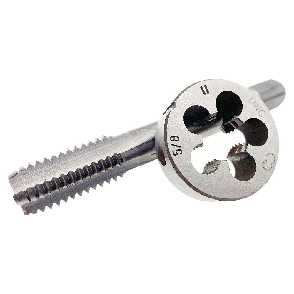 5/8-11 Tool Tap and Die Set RH Right Hand HSS 5/8x11 UNC Thread gallery