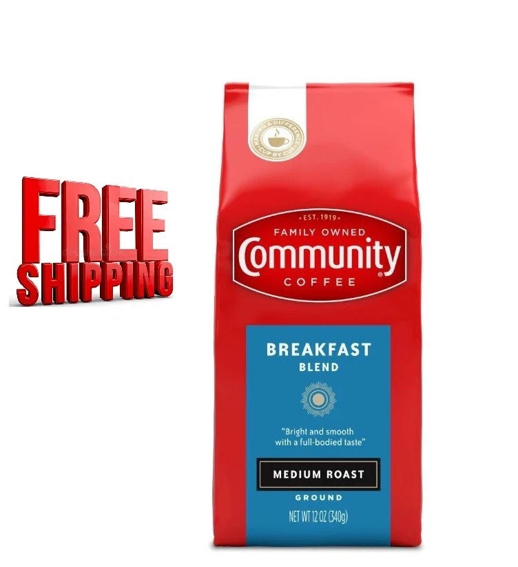 Community Coffee Breakfast Blend 12 Ounces, Medium Roast Ground Coffee, 12oz New gallery