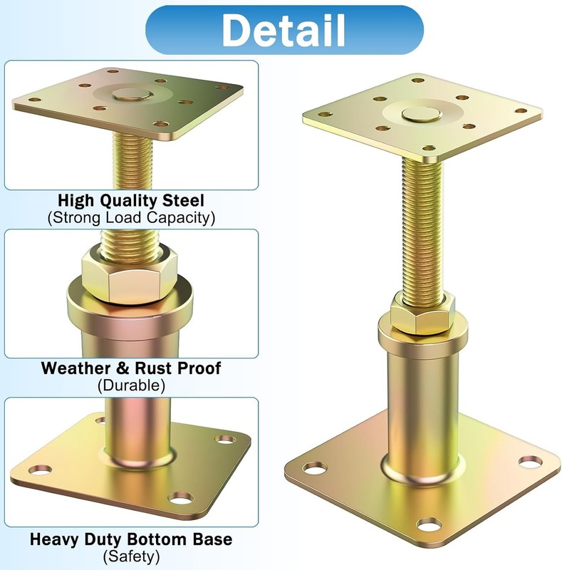 4 Pack House Jacks Leveling Adjustable Floor Jack Post Floor Jack House gallery