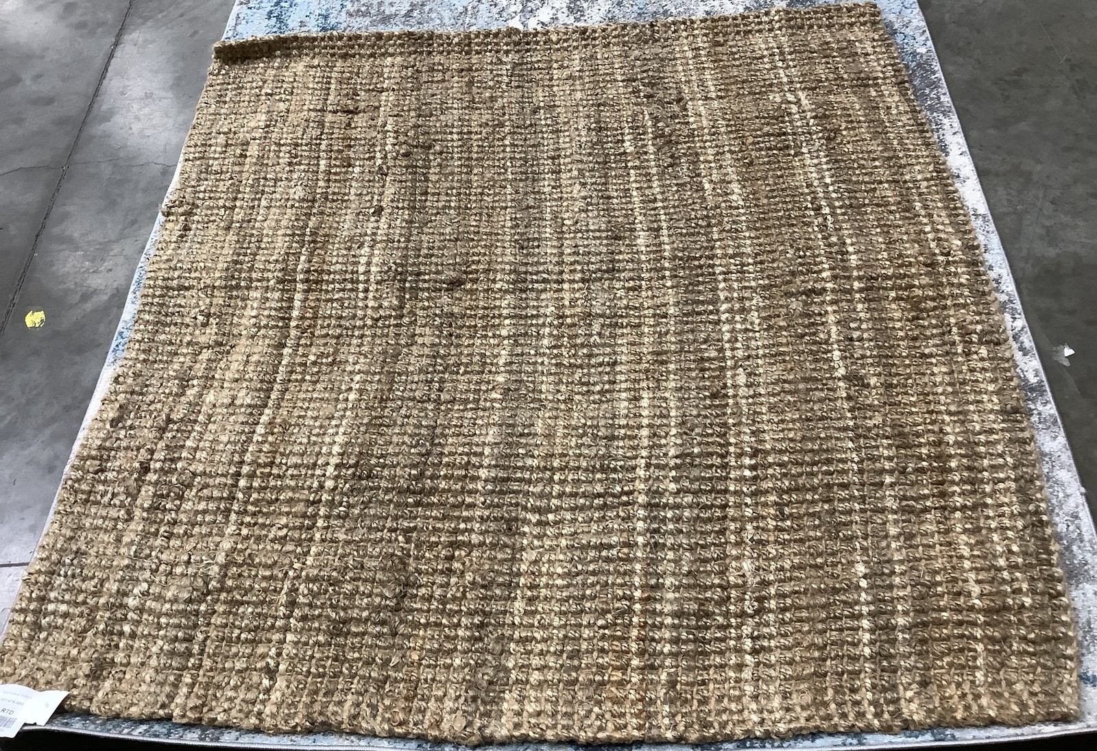 NATURAL 5'-0" x 5'-0" Broken Thread Rug, Reduced Price 1172685461 NF747A-5SQ gallery
