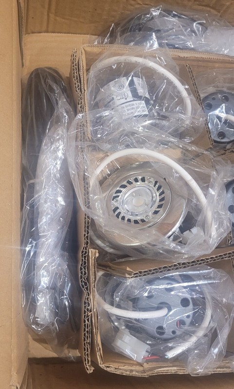 (9) ITC LED Light Kit Brushed Stainless Steel 3500k Flood Conn. Included New!! gallery