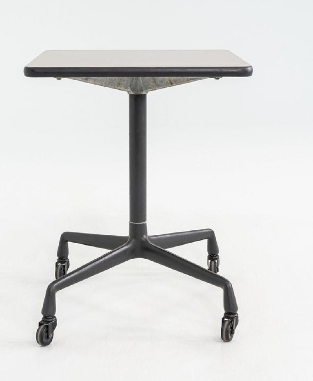 Nice Vintage Herman Miller Eames Aluminum Group Rolling Table Only $10 Shipping gallery
