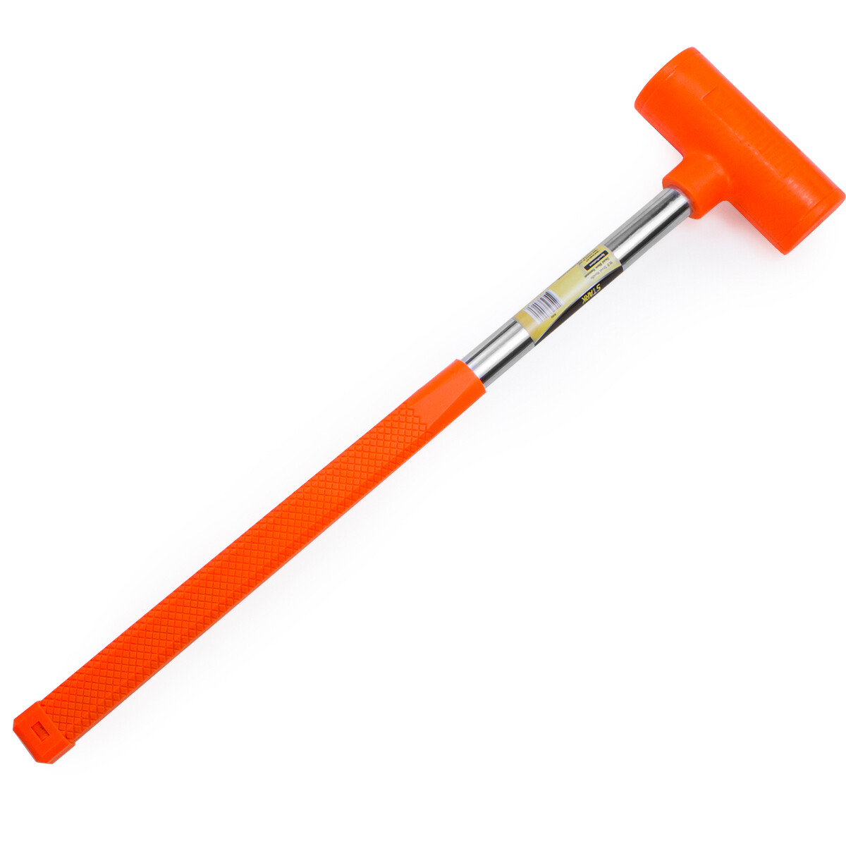9LB Dead Blow Hammer | None Spark Shock Absorbing Action Non-Slip Neon Orange gallery