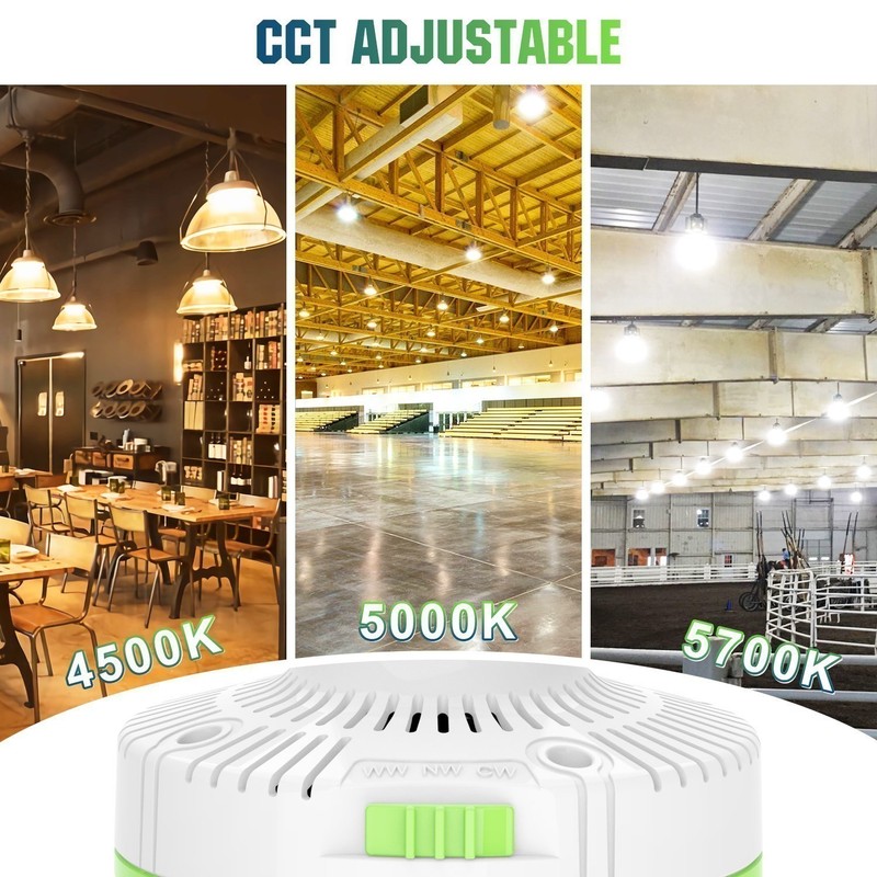 LED Corn Light 100W CCT Tunable 45K/50K/57K Commercial HighBay Lighting E39 Base gallery