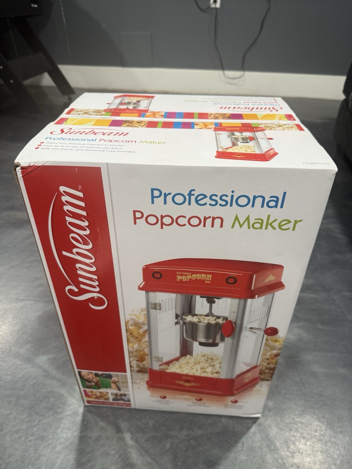 Sunbeam Kettle Popcorn Maker 8-Cup 300W Electric Oil Popper Red FPSBPP7310 gallery