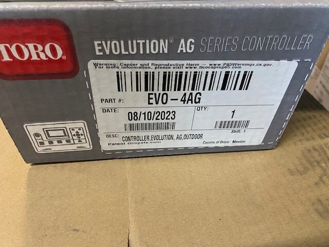 TORO Irrigation Controller EV0-4AG (NEW) gallery