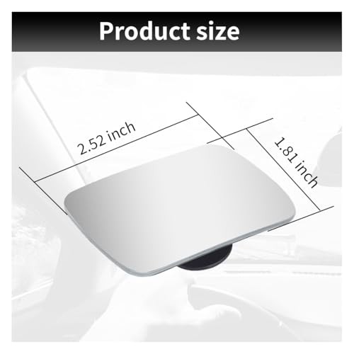 Rectangle Blind Spot Car Mirror, 2.5" HD Glass Wide Angle Convex Rectangular gallery