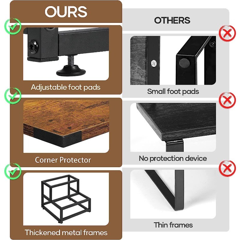 Heavy Duty Foot Stool, Wooden Step Stools for Adults Kids,Bed Steps for High Bed gallery