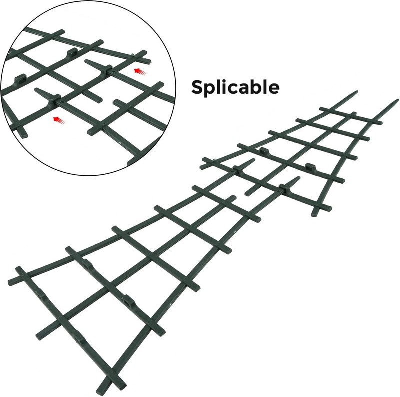 Compact Mini Trellis for Climbing Plants - 5.91"W x 10.24"H Stackable Design gallery