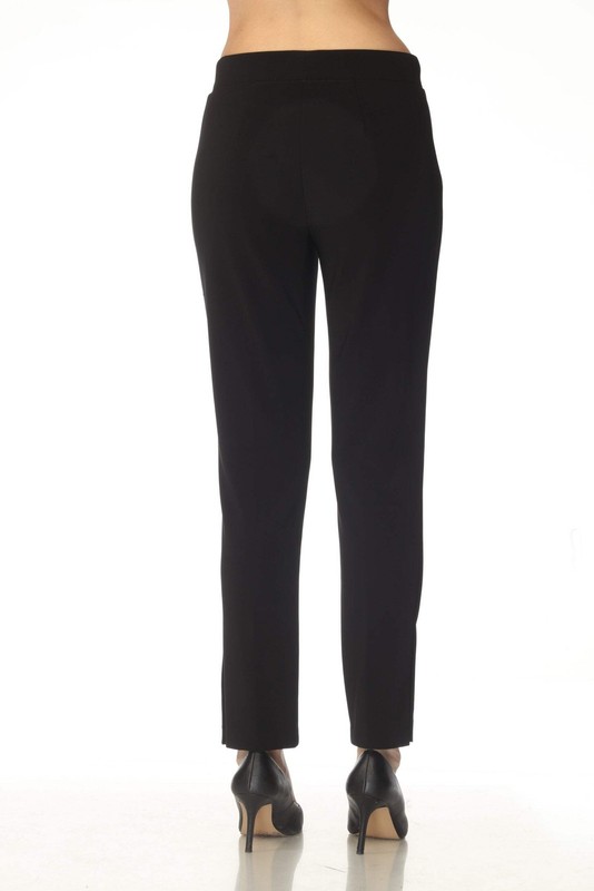 Joseph Ribkoff Black Pull On Slim Straight Pant 254045 gallery