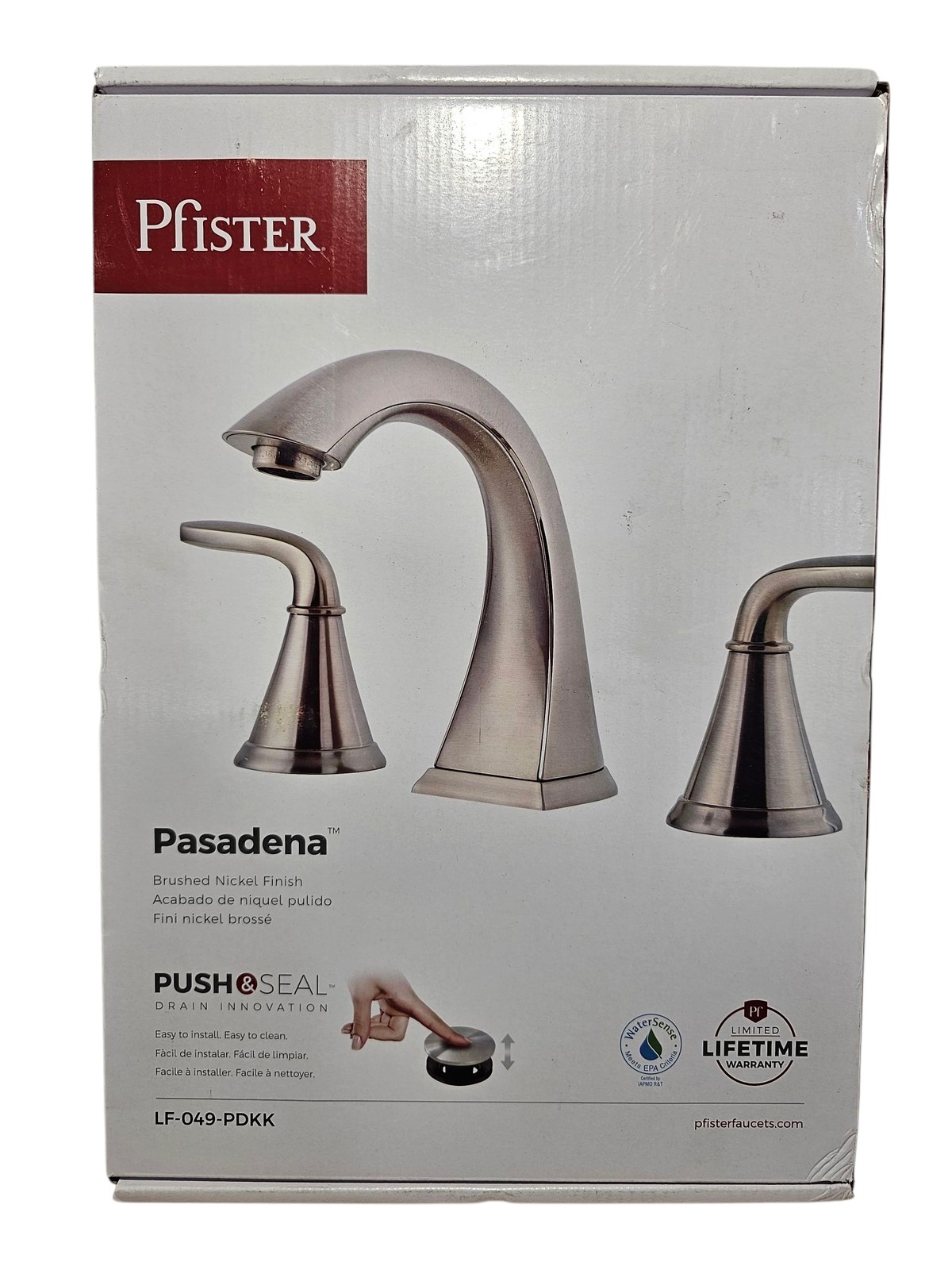 Pfister Pasadena 8 in. Widespread 2-Handle Bathroom Faucet in Brushed Nickel gallery
