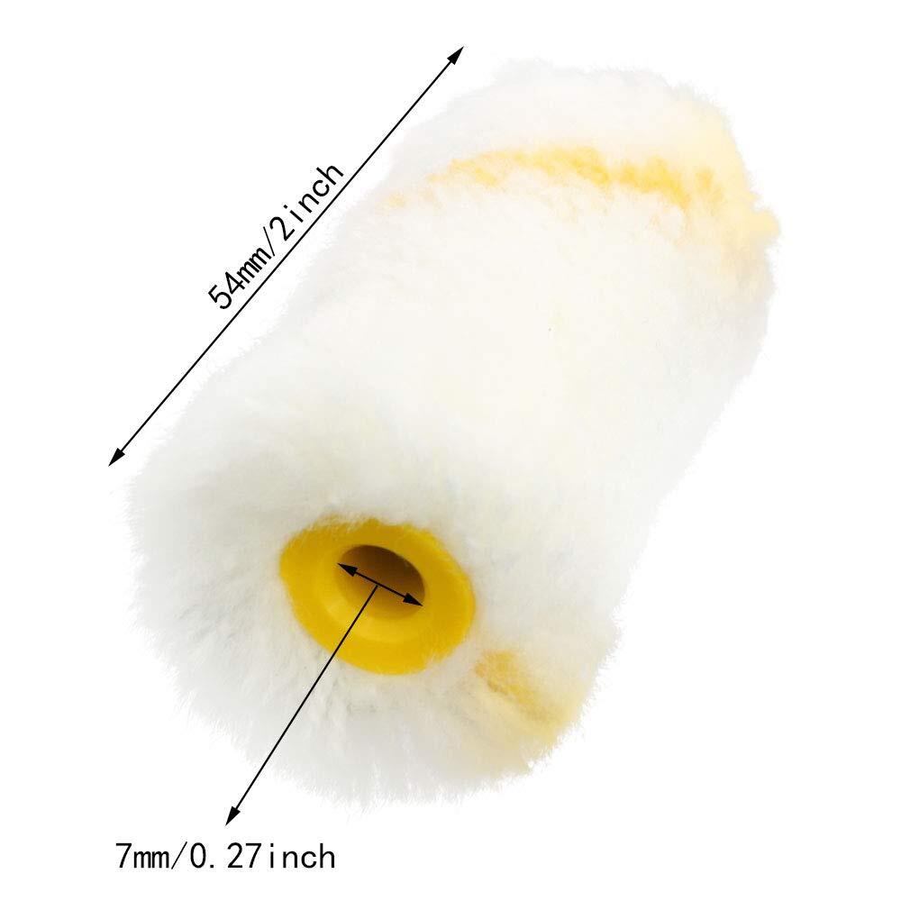 10pcs Wall Paint Roller Covers 2 Inch 5cm Mini Acrylic Fiber Brush House Decorat gallery