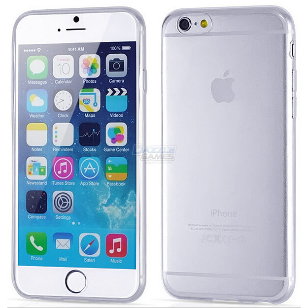Ultra Thin Soft TPU Transparent Clear Skin Case Cover for iPhone 6 / 6S / 4.7″