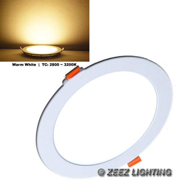 15W 7-Inch Round Warm White Dimmable Ultra-Thin LED Recessed Ceiling Wafer Light gallery