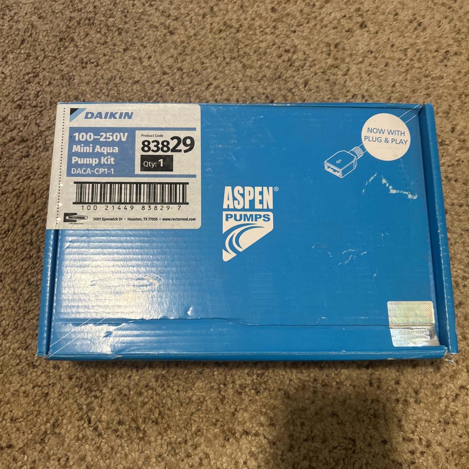 ASPEN 83829 Mini Aqua Pump Kit DACA-CP1-1 ~ 100-250V gallery
