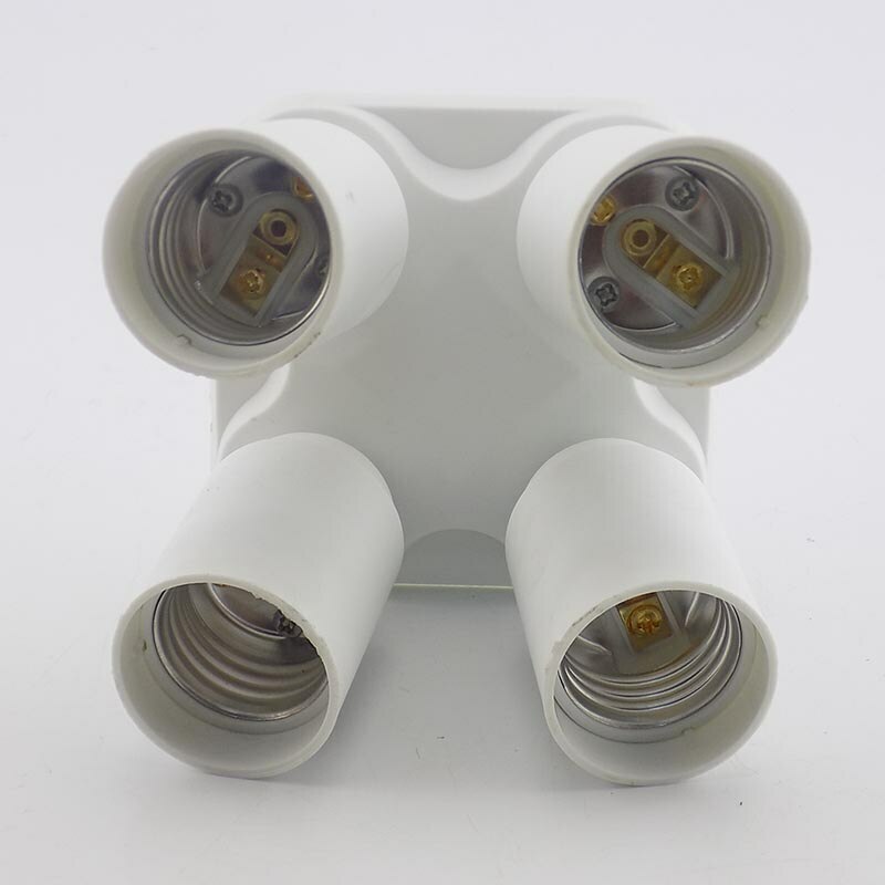 3/4/6 in1 E27 to E27 Base Socket Adapter Splitter Holder For LED Light Bulbs gallery