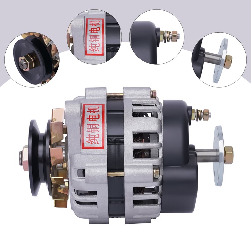 2000W Permanent Magnet Synchronous Generator DC Low Rpm Alternator Charging gallery