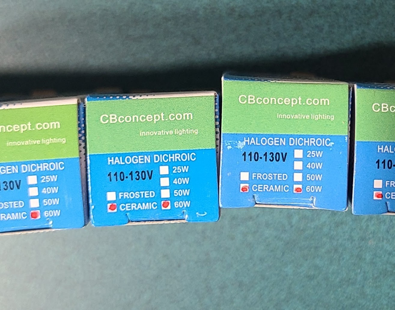 NEW 6 total CBconcept.com CERAMIC G9 BULB 60W 110-130V gallery
