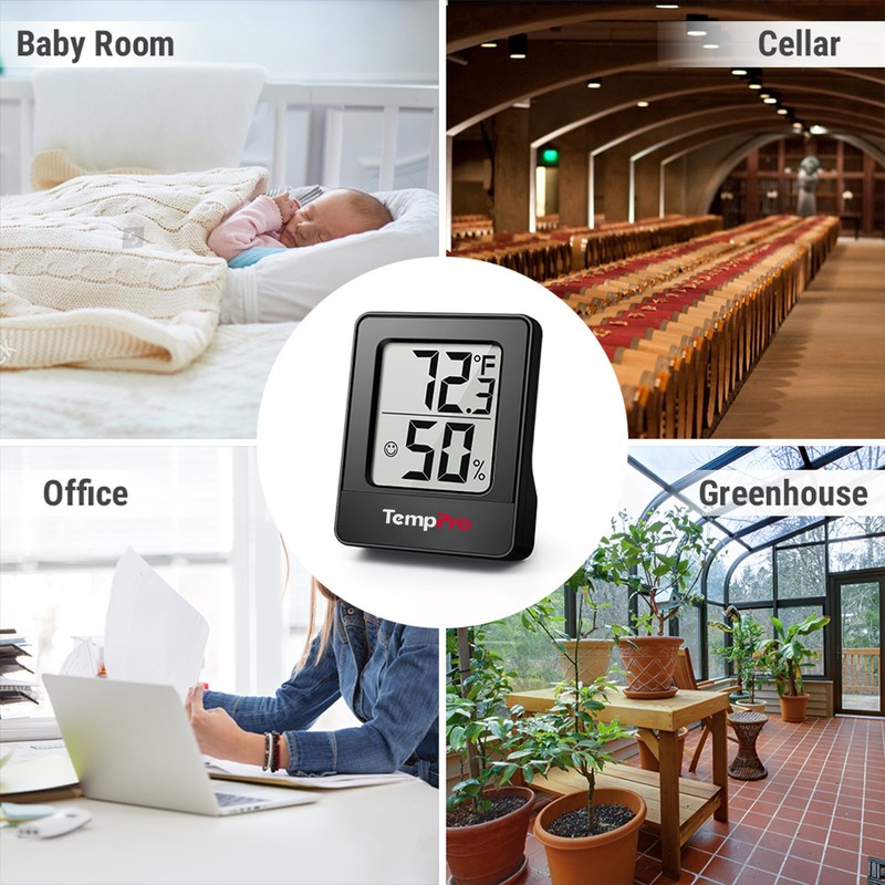 Digital Hygrometer Thermometer Indoor Temperature Humidity Room Mini Hygrometer gallery