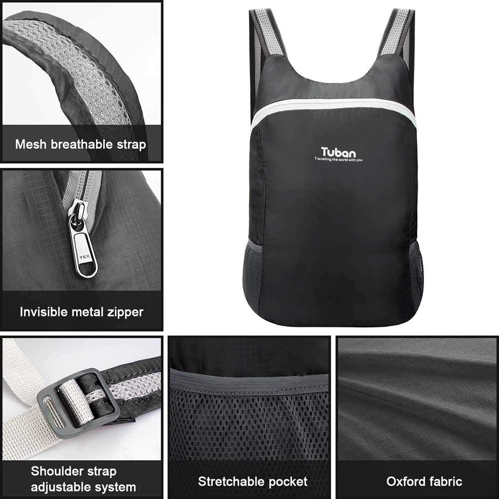 Ultra Lightweight Water Resistant Packable Backpack for Travel Camping 5
