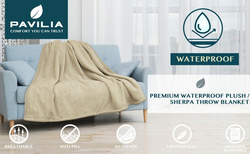 Waterproof Blanket for Couch Sofa Bed Protector Cover WaterResistant Large 80x60 gallery
