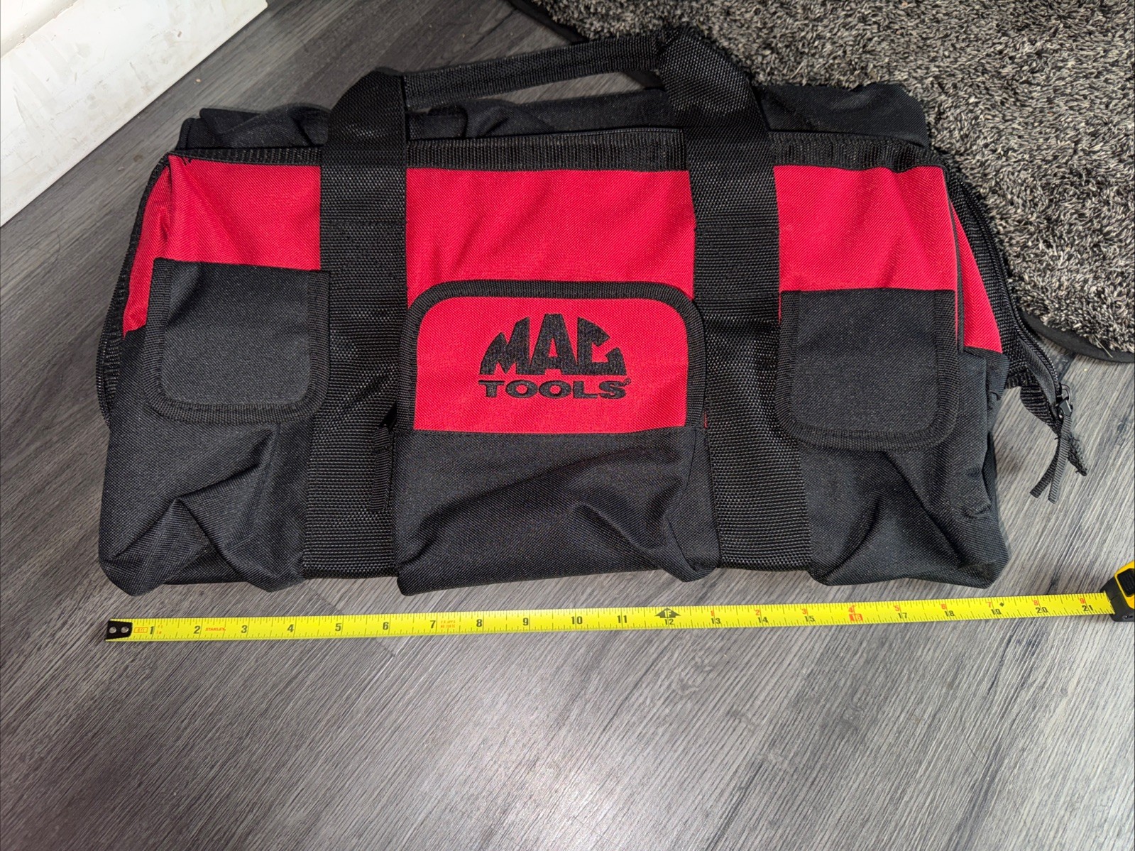 Mac Tools Large Red/Black Tool Bag MTB002 Heavy Duty gallery