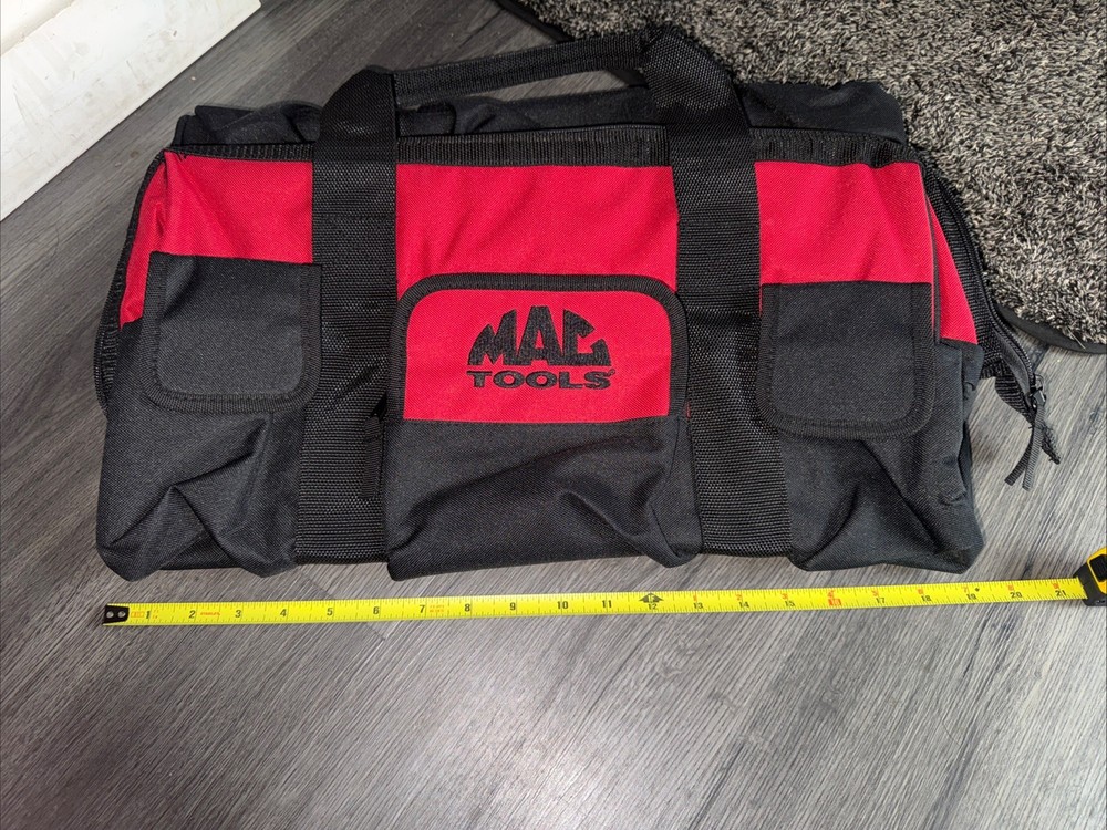 Mac Tools Large Red/Black Tool Bag MTB002 Heavy Duty