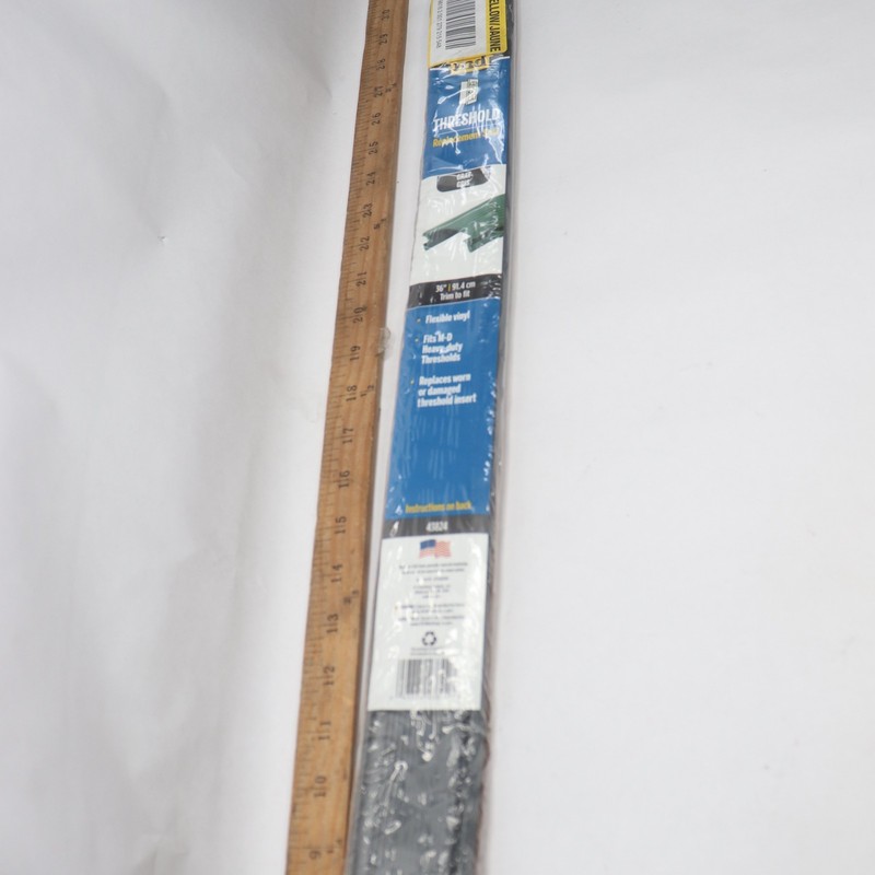M-D Building Products Threshold Insert Seal Vinyl Gray 36" x 1-1/2" 43824 gallery