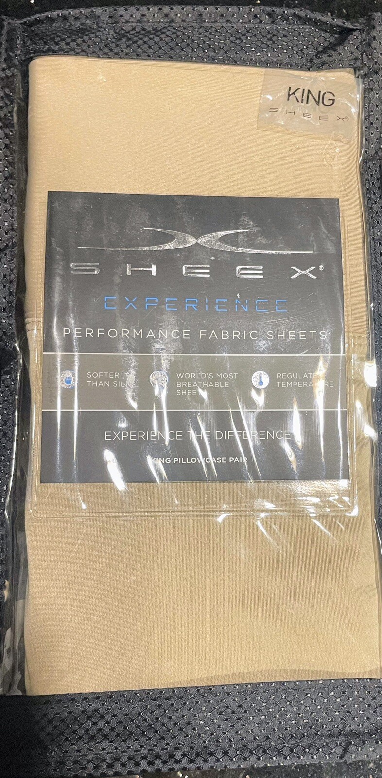 SHEEX, Experience Performance Fabric King Pillowcase Pair, Softer Than Silk Tan gallery