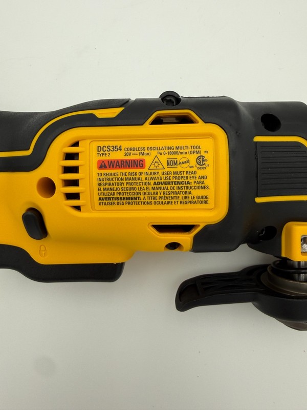 DeWalt DCS354B Atomic 20V MAX* Brushless Cordless Oscillating Multi-Tool gallery