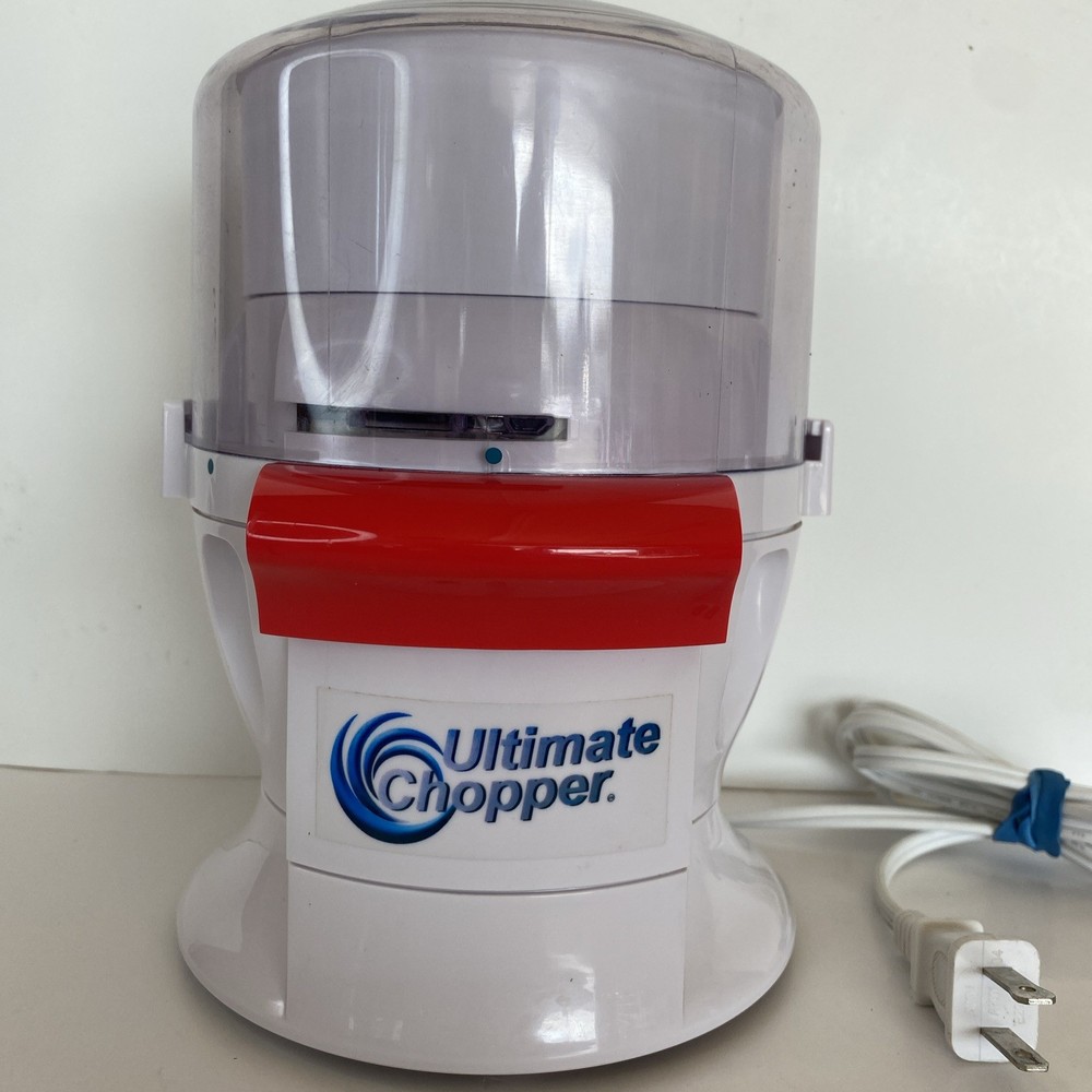 Ultimate Chopper CH-1 Food Processor 500 Watts 750 Megapower RARE RED Tested