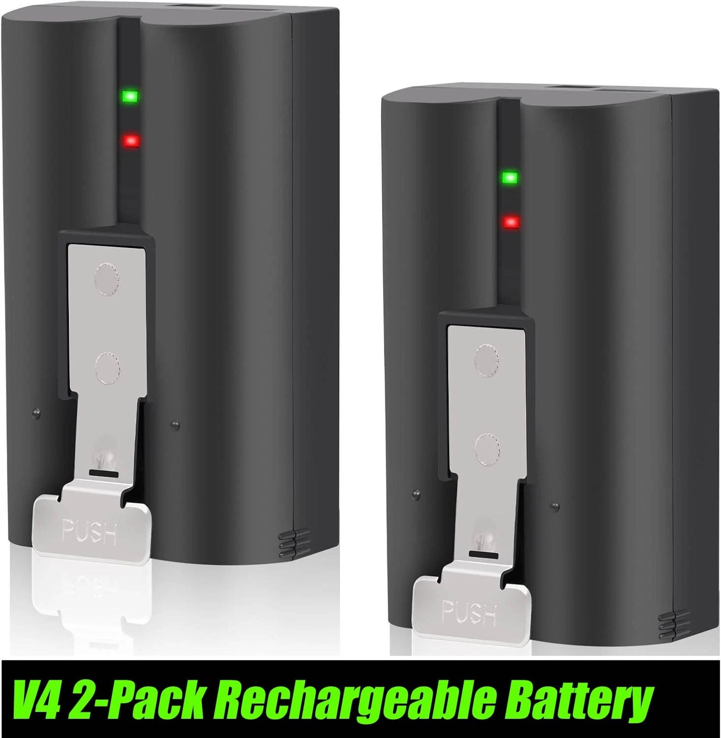 2 Pack Ring V4 Battery for Ring camera Doorbell Solar Floodligh 2/3/4/3 plus US gallery