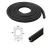 Automotive Black Bulb Type Gasket, 5/16" Width, 1/4" Backing - 20 Ft. gallery